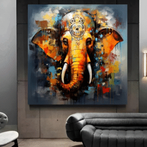 Abstract Ganesha Painting